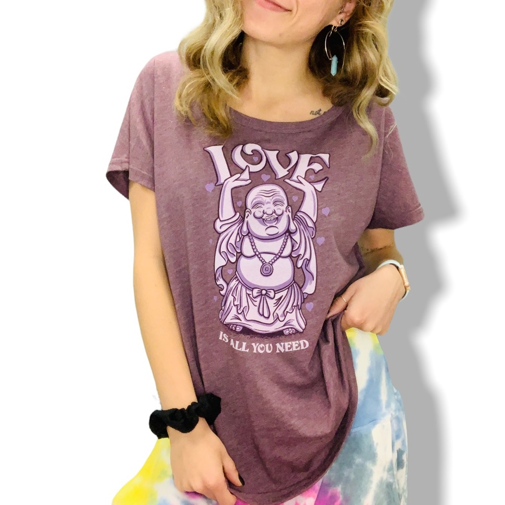 Love Buddha Slouch Top